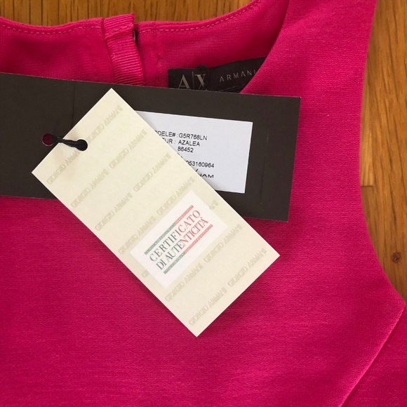 new ARMANI A/X Women's Sleeveless Slit Dress L - Picture 8 of 8